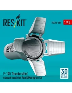 F-105 Thunderchief exhaust nozzle for Revell/Monogram kit (3D Print... 2