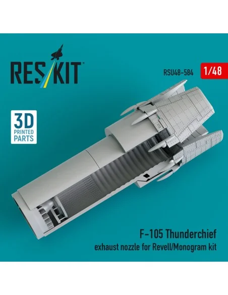 F-105 Thunderchief exhaust nozzle for Revell/Monogram kit (3D Print...