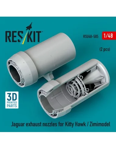 [NO_DESC] Jaguar exhaust nozzles for Kitty Hawk / Zimimodel (3D Pri...