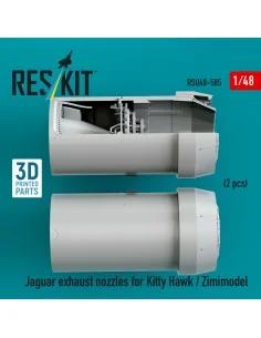 Jaguar exhaust nozzles for Kitty Hawk / Zimimodel (3D Printed), 1/4... 2