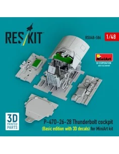 P-47D-26-28 Thunderbolt cockpit (Basic edition with 3D decals) for ... 2