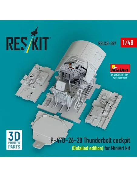 [NO_DESC] P-47D-26-28 Thunderbolt cockpit (Detailed edition) for Mi...