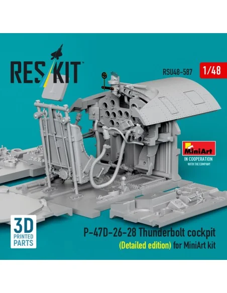 [NO_DESC] P-47D-26-28 Thunderbolt cockpit (Detailed edition) for Mi...