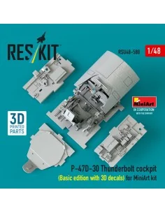 P-47D-30 Thunderbolt cockpit (Basic edition with 3D decals) for Min... 2