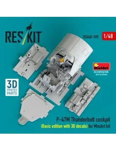 [NO_DESC] P-47M Thunderbolt cockpit (Basic edition with 3D decals) ... 2