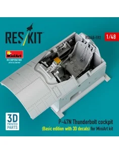 [NO_DESC] P-47N Thunderbolt cockpit (Basic edition with 3D decals) ...