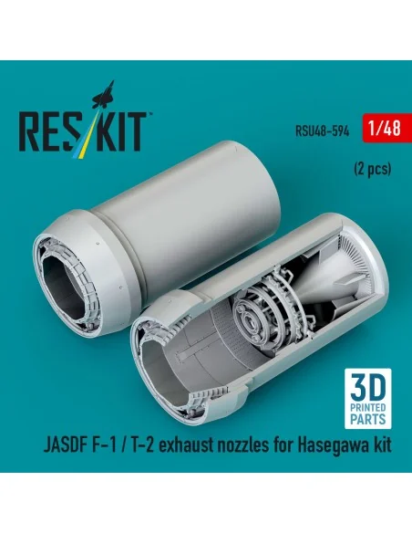 [NO_DESC] JASDF F-1 / T-2 exhaust nozzles for Hasegawa kit (3D Prin...