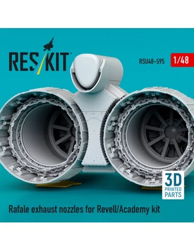 Rafale exhaust nozzles for Revell/Academy kit (3D Printed), 1/48 - ...