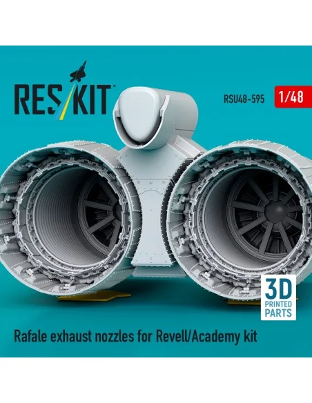 Rafale exhaust nozzles for Revell/Academy kit (3D Printed), 1/48 - ...