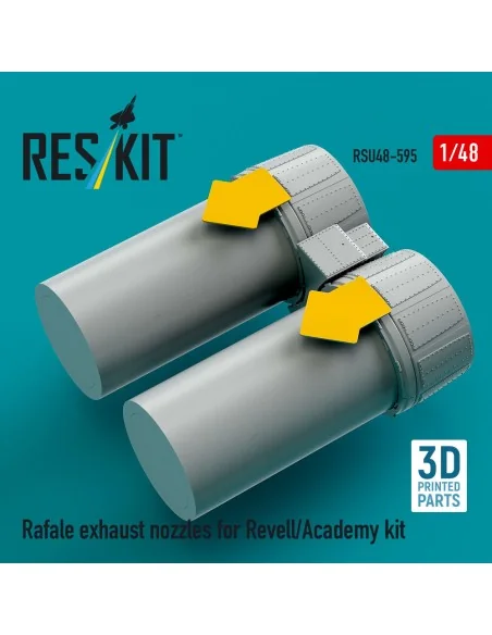 Rafale exhaust nozzles for Revell/Academy kit (3D Printed), 1/48 - ...