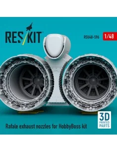 Rafale exhaust nozzles for HobbyBoss kit (3D Printed), 1/48 - ResKi... 2