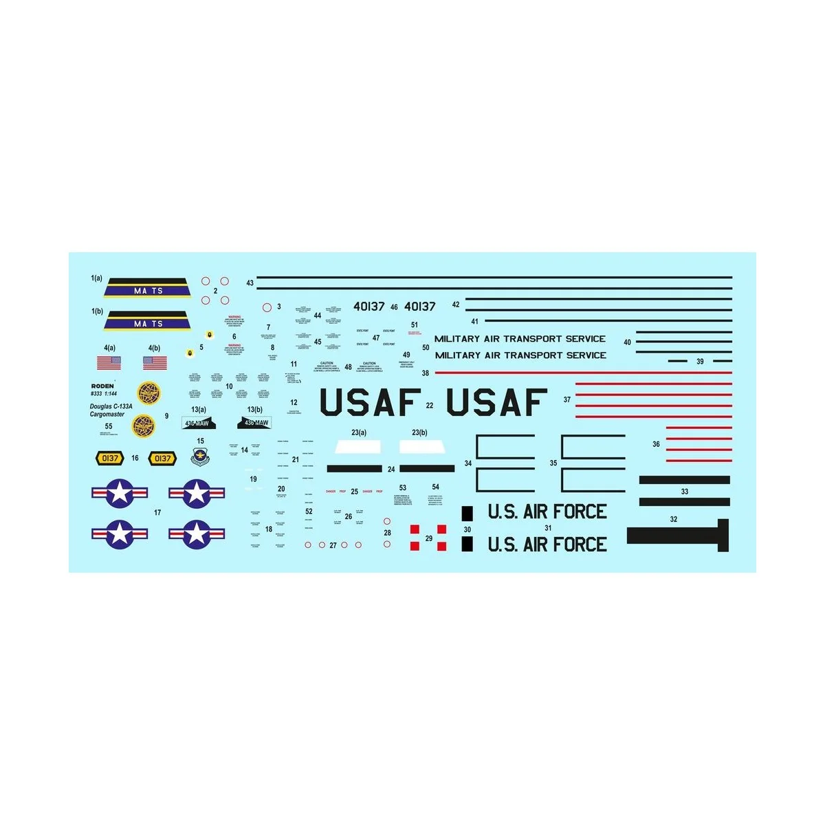 Douglas C-133A Cargomaster, 1/144 - Roden 333