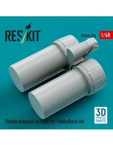 Rafale exhaust nozzles for HobbyBoss kit (3D Printed), 1/48 - ResKi...