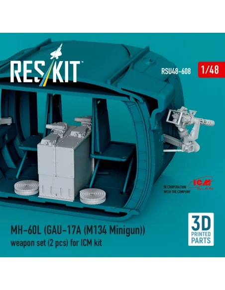 [NO_DESC] MH-60L (GAU-17A (M134 Minigun)) weapon set (2 pcs) (3D Pr...