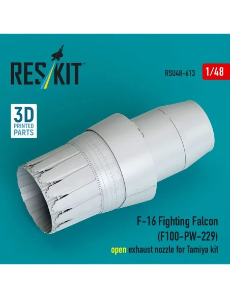 F-16 Fighting Falcon (F100-PW-229) open exhaust nozzle for Tamiya k...