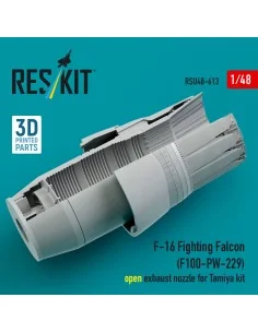 F-16 Fighting Falcon (F100-PW-229) open exhaust nozzle for Tamiya k... 2