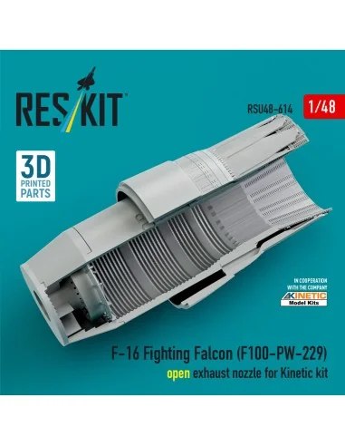 [NO_DESC] F-16 Fighting Falcon (F100-PW-229) open exhaust nozzle fo...