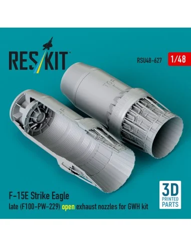 F?15E Strike Eagle late (F100-PW-229) open exhaust nozzles for GWH ...