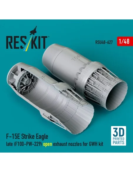 F?15E Strike Eagle late (F100-PW-229) open exhaust nozzles for GWH ...
