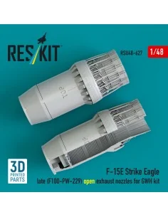 F?15E Strike Eagle late (F100-PW-229) open exhaust nozzles for GWH ... 2