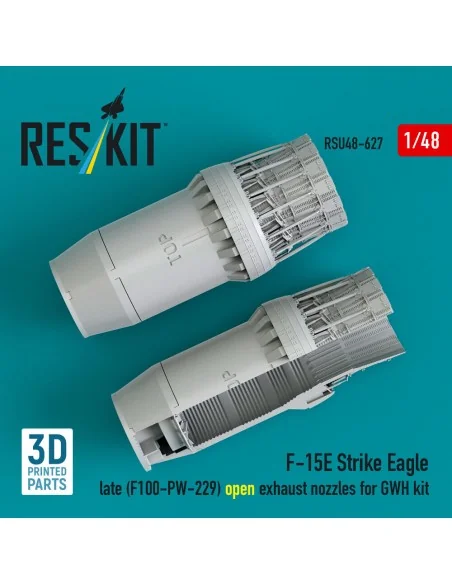 F?15E Strike Eagle late (F100-PW-229) open exhaust nozzles for GWH ...