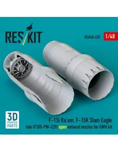 F?15I Ra'am, F?15K Slam Eagle late (F100-PW-229) open exhaust nozzl...