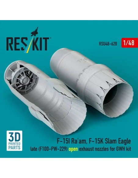 F?15I Ra'am, F?15K Slam Eagle late (F100-PW-229) open exhaust nozzl...