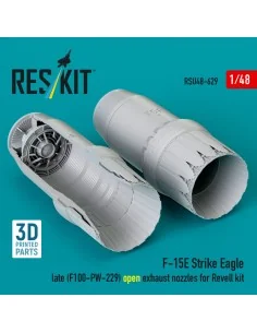 F?15E Strike Eagle late (F100-PW-229) open exhaust nozzles for Reve...