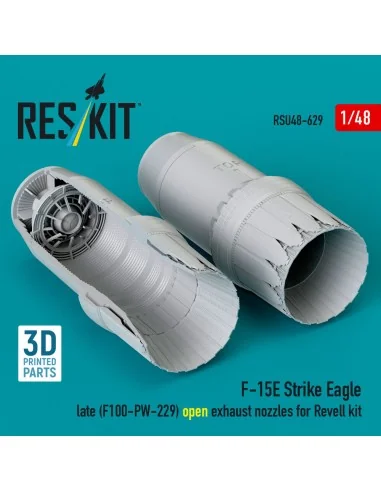 F?15E Strike Eagle late (F100-PW-229) open exhaust nozzles for Reve...