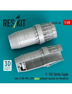 F?15E Strike Eagle late (F100-PW-229) open exhaust nozzles for Reve... 2