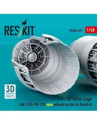 F?15E Strike Eagle late (F100-PW-229) open exhaust nozzles for Reve...