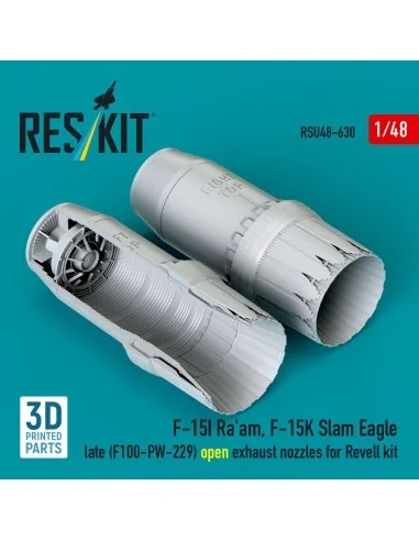 F?15I Ra'am, F?15K Slam Eagle late (F100-PW-229) open exhaust nozzl...