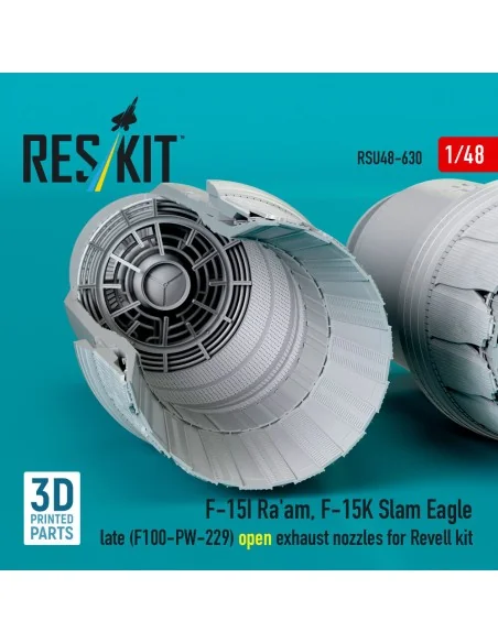 F?15I Ra'am, F?15K Slam Eagle late (F100-PW-229) open exhaust nozzl...