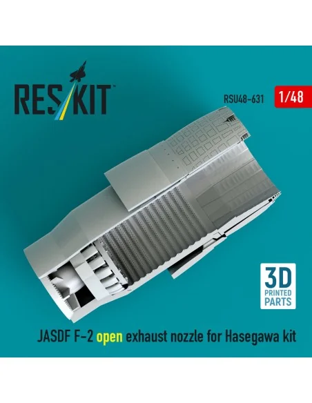 JASDF F-2 open exhaust nozzle for Hasegawa kit (3D Printed), 1/48 -...