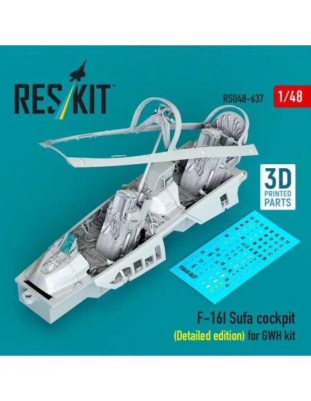 [NO_DESC] F-16I Sufa cockpit (Detailed edition) (3D Printed) for Gr...