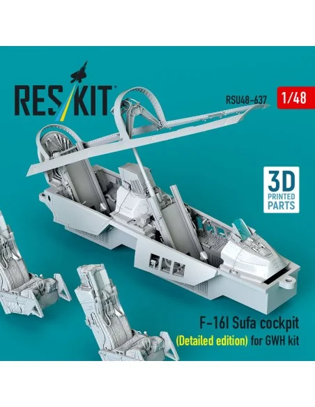 F-16I Sufa cockpit (Detailed edition) (3D Printed) for Great Wall H...