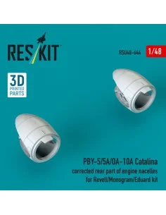 PBY-5/5A/OA-10A Catalina corrected rear part of engine nacelles (3D... 2