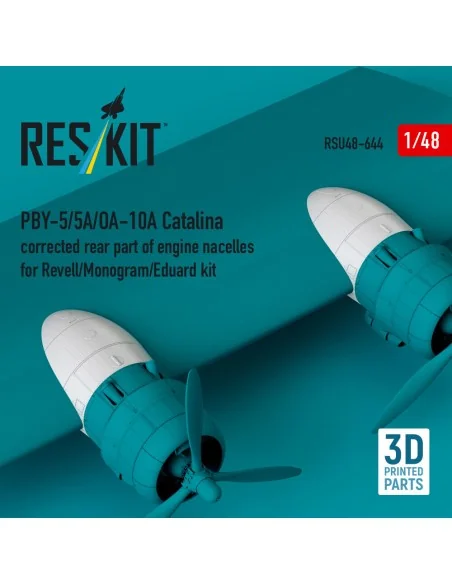 PBY-5/5A/OA-10A Catalina corrected rear part of engine nacelles (3D...