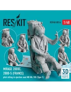 Mirage 2000C, 2000-5 (FRANCE) pilot sitting in ejection seat MB Mk....