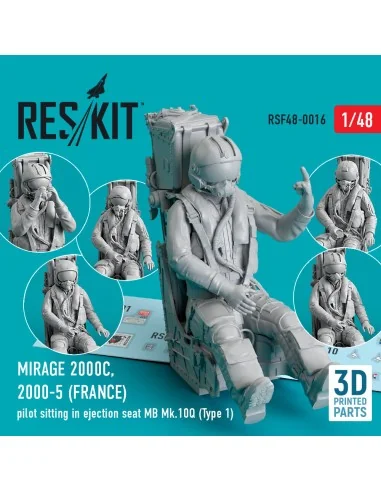 Mirage 2000C, 2000-5 (FRANCE) pilot sitting in ejection seat MB Mk....