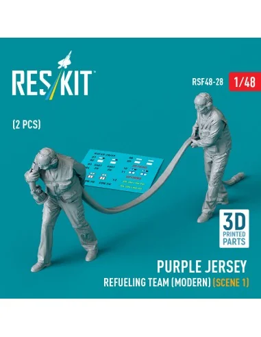 Purple jersey refueling team (modern) (scene 1) (2 pcs) (3D Printed...