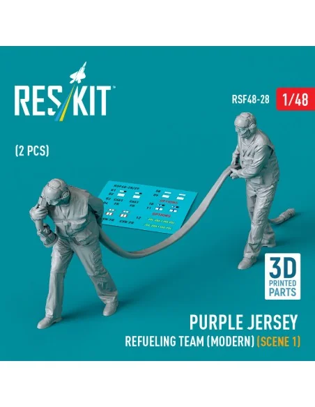 Purple jersey refueling team (modern) (scene 1) (2 pcs) (3D Printed...
