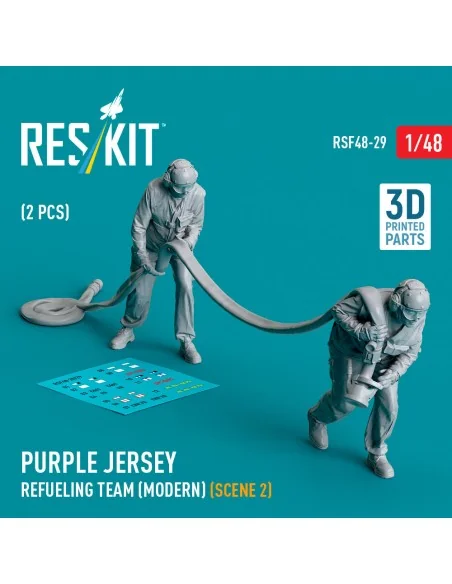 Purple jersey refueling team (modern) (scene 2) (2 pcs) (3D Printed...