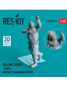 Yellow jersey Santa Aircraft Handling Officer (1 pcs) (3D Printed),...