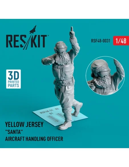 Yellow jersey Santa Aircraft Handling Officer (1 pcs) (3D Printed),...