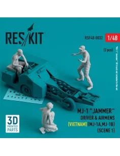 MJ-1 Jammer Driver & airmens (Vietnam) (MJ-1A, MJ-1B) (scene 1) (3 ...