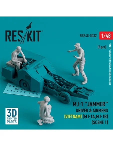[NO_DESC] MJ-1 Jammer Driver & airmens (Vietnam) (MJ-1A, MJ-1B) (sc...