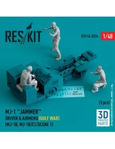 MJ-1 Jammer Driver & airmens (Gulf War) (MJ-1B, MJ-1B/C) (scene 1) ... 2