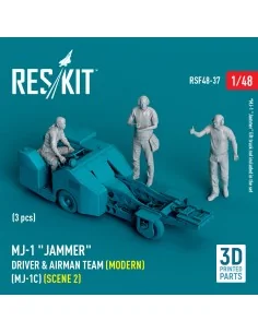 MJ-1 Jammer Driver & airman team (Modern) (MJ-1C) (scene 2) (3 pcs)...