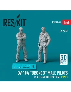 OV-10A Bronco male pilots (in a standing position - type 1) (2 pcs)...